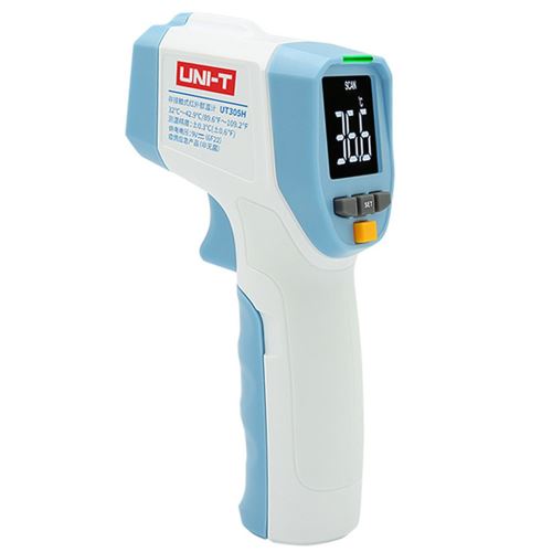 Thermomètre frontal numérique temporel infrarouge pour le corps Multicolore
