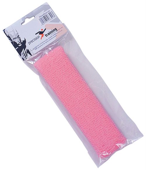 Precision Training bandeau coton rose taille unique