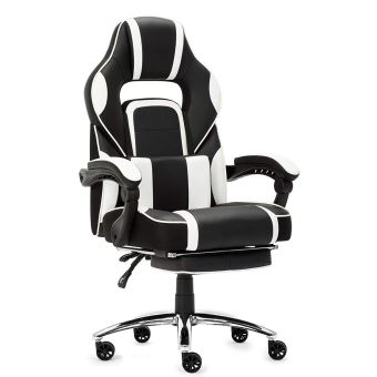 Racing Chaise De Gamer Intimate Wm Heart Ergonomique Fauteuil De Bureau Siege Baquet Gaming Avec Repose Pied Pliable Blanc Achat Prix Fnac