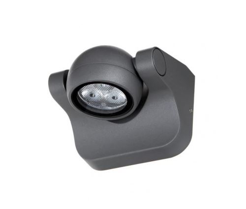 Osram spot exterieur led endura style hemisphere - 6w equivalent a 33w - rotation 180? - gris anthracite