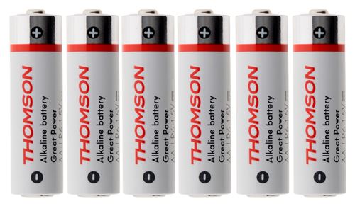 Thomson Pack De 6 Piles Alcalines Lr06 Aa 1,5V - Image 2