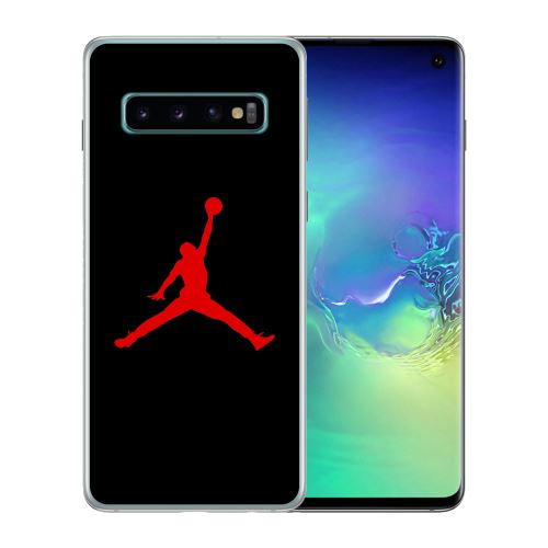 Coque pour Samsung Galaxy S10e jordan basketball logo noir