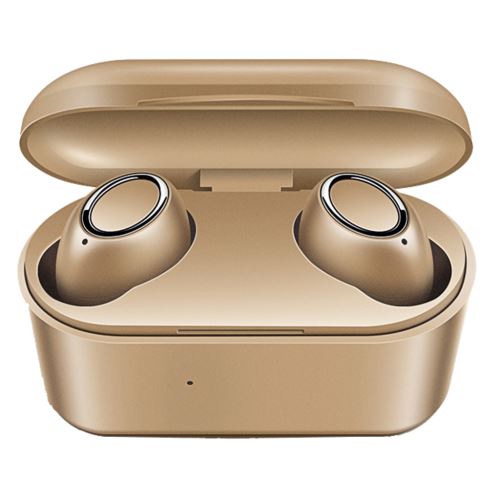 Écouteur Bluetooth Mini Stéréo Intra-auriculaire Sport Sans Fil - Doré