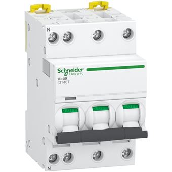 Disjoncteur 1P+N 16A courbe C Prodis DT40 - SCHNEIDER ELECTRIC - A9N21065 - 1