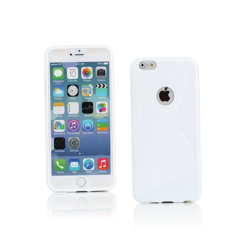 Coque Gel Vague S Pour Apple Iphone 8 - Blanc