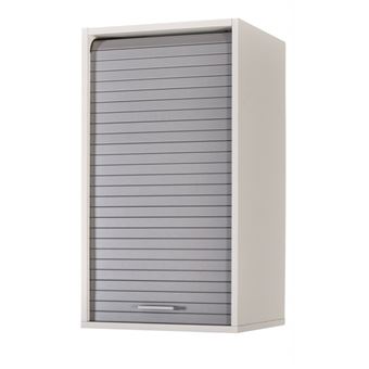 Meuble Cuisine Blanc Bicolore 40 Cm H 72 Cm Coloris Aluminium Achat Prix Fnac