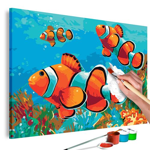 Tableau à peindre par soi-même - Gold Fishes - 60x40 Artgeist (11637)