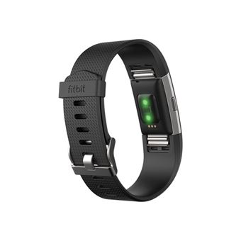 Coach de vie Fitbit Charge 2 Noir et Argent Taille S Bracelet