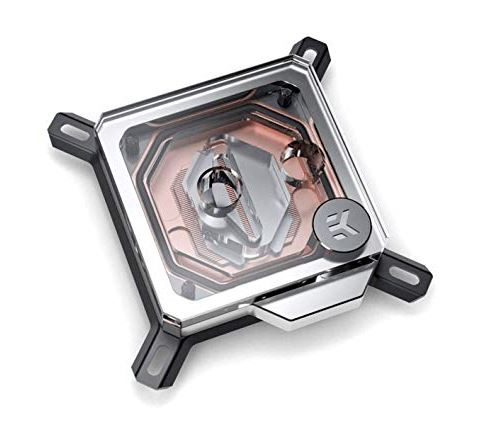 ekwb ek water blocks ek-velocity intel - kupfer + plexi noir