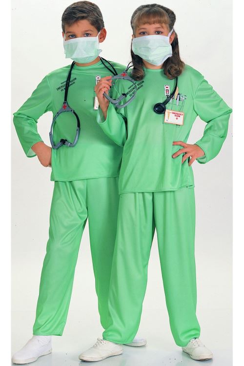 Costume medecin urgentiste enfant mixte m