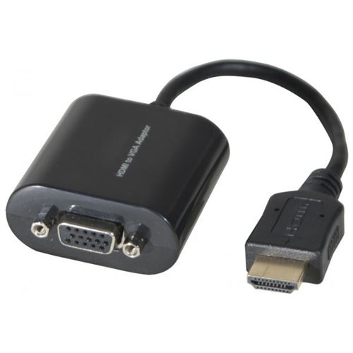 Convertisseur HDMI Full HD vers VGA - Noir - 23 CM
