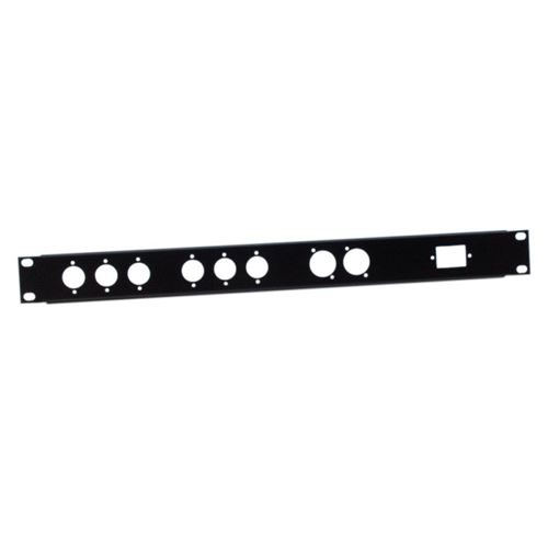 Adam Hall - Panneau Rack En Acier Pour Xlr (6M+2F) & Iecc - 1U