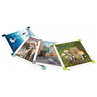 Jeu de mémoire Asmodée BrainBox Le jeu des différences nature sauvage