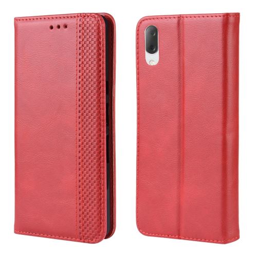Etui en PU style vintage rouge pour votre Sony Xperia L3
