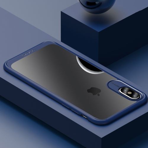 Iphone X / Xs Coque Protection Plastique Bleu Als81035