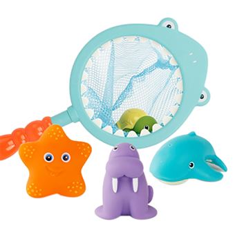 9 Sur Jouet De Bain Pour Bebe Ensemble D Animaux Marins 7 Pieces Multicolore Jouet Pour Le Bain Achat Prix Fnac