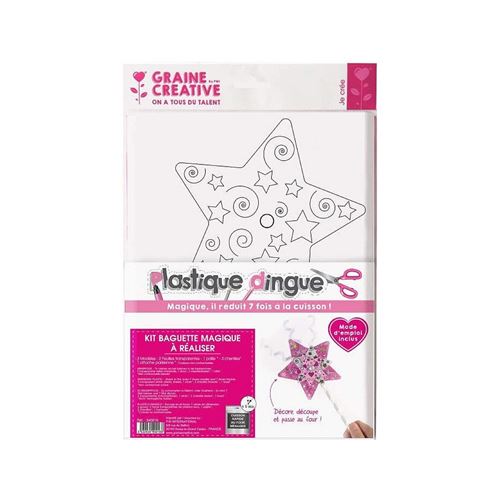 Graines Creatives Plastique Dingue Kit Baguette Magique