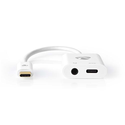 Adaptateur Multi-Ports USB Nedis CCBW65955WT015 Blanc