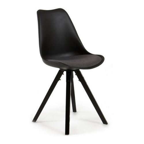 Chaise de Salle à Manger Gift Decor (57 x 85 x 48 cm) Noir
