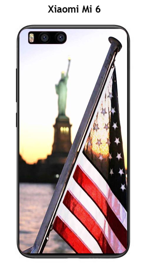 Coque TPU gel souple Xiaomi Mi 6 design New York Drapeau
