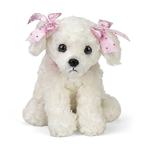Bearington Sassy Plush Peluche Chien Blanc 13