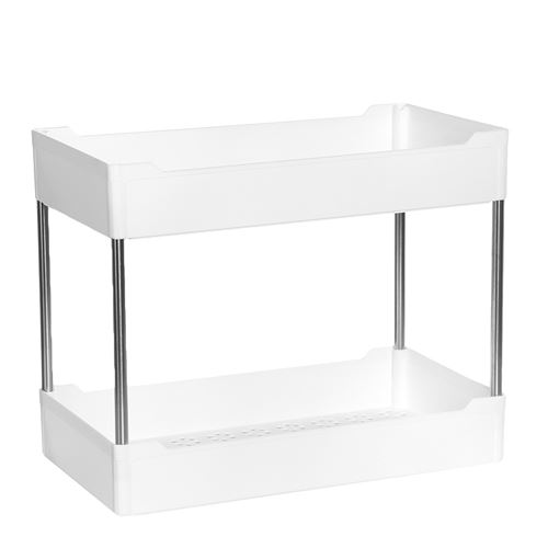Étagère Insma de salle de bain de cuisine à 2 niveaux 40.5*22.5*38cm