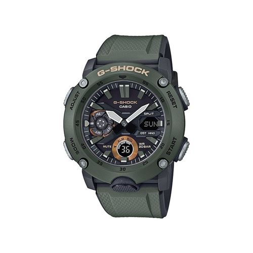 Casio Montre Analogique-Numérique Standard G-Shock Ga-2000-3A - Vert