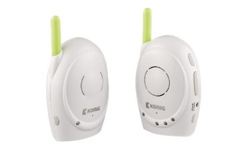 König KN-BM10 - Portable - système de surveillance pour bébés - FHSS - 2400 - 2480 MHz - blanc (pack de 2)