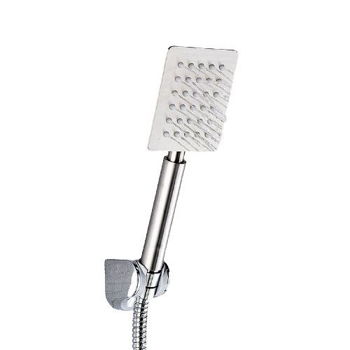Pommeau De Douche Antioxydant Super Fin Moderne Acier Inoxydable Carré Argent - YONIS