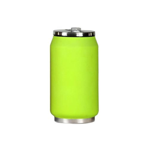 Mug canette isotherme rubber 280 ml - Vert