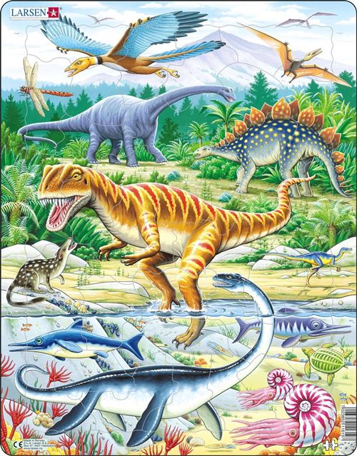 Larsen puzzle Maxi Dinosaures 35 pièces