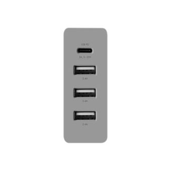 Macally Home72uc Adaptateur Secteur 72 Watt 3 A 4 Connecteurs De Sortie 3 X Usb Type A Usb C Batterie Pour Telephone Mobile Achat Prix Fnac