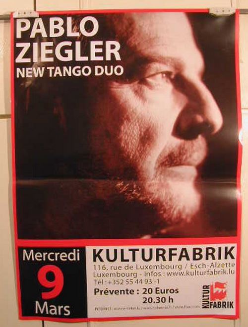 Ziegler Pablo - 50x68 cm - AFFICHE / POSTER