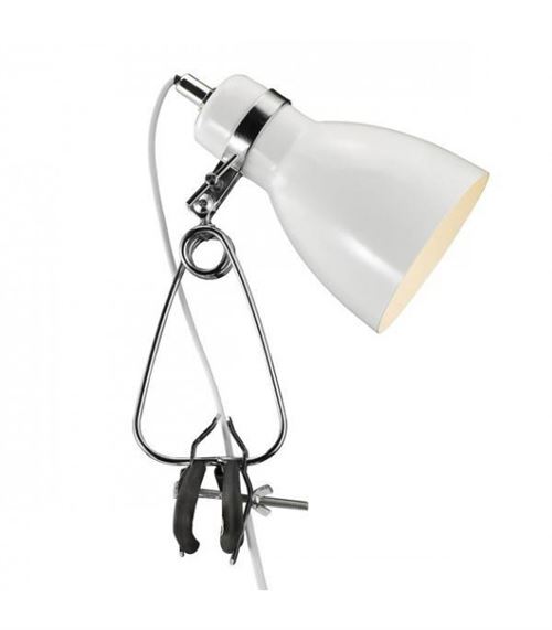 Lampe de bureau &agrave; pince e14 max 15W design m&eacute;tal, NORDLUX Cyclone