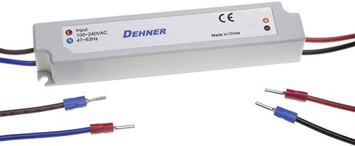 Dehner électronique à lED avec pilote de lED iP67 12 v35w lED 35 w 12 v/dC 800 mA d'alimentation