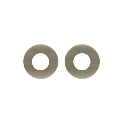 Rosaces en inox avec trou 22 mm Klose Besser x2