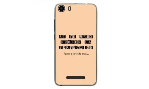 Coque souple pour Wiko Lenny 2 avec impression Motifs frôler la perfection beige