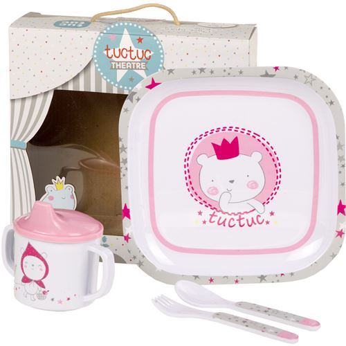 Set Assiette Repas Bébé 3 Pièces Fille Tuc Tuc Colección Stories Unique