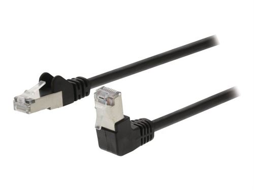 Valueline VLCP85125B05 Câble de réseau Cat5e Sf / utp Rj45 (8/8) Mâle - Rj45 (8/8) Mâle 0,500 M Noir