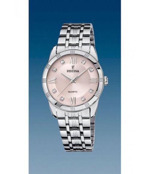 FESTINA Montre  F16940/c Rose, Bracelet Acier Inoxydable, Femme