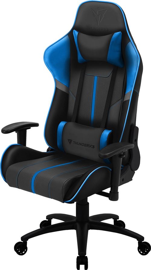 Chaise de jeu ThunderX3 BC3Boss 180º - Bleu
