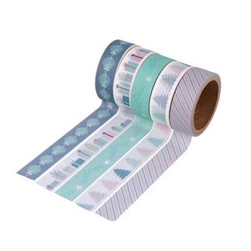 5 masking tapes 5 m x 1,5 cm - My little Christmas - Artemio