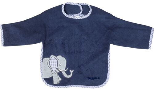 Playshoes bavoir à manches, taille xl - éléphant
