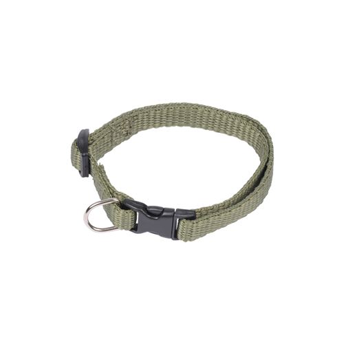 Meilleurs prix pour collier reglable en pp de 25 a 35cm*largeur 10mm - kaki