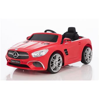 109 10 Sur Mercedes Benz Sl400 Voiture Electrique Pour Enfant 25watts Rouge 110 X 64 X 48cm Marche Avant Et Arriere Phares Fonctionnels Musique Klaxon Ceinture Indicateur Niveau De Batterie Et Telecommande