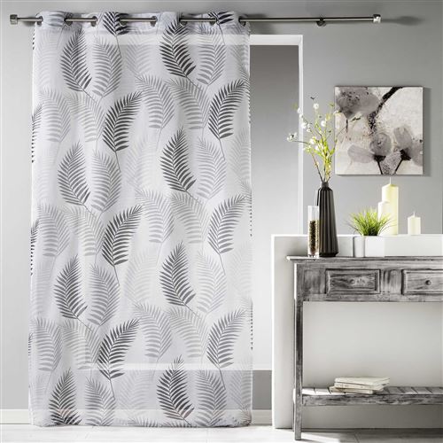 Panneau a oeillets 140 x 280 cm voile imprime transfert goyave Blanc