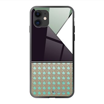 -7€98 sur Coque en verre trempé pour iPhone 11 Canage vert ...