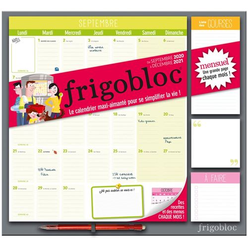 Frigobloc Mensuel 2021