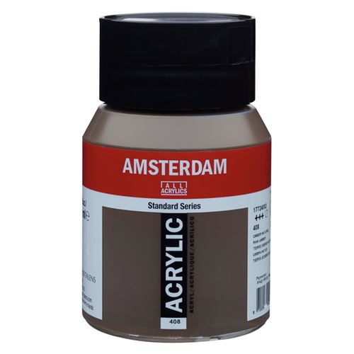  Peinture Acrylique - Terre d'ombre naturelle - 408 - - Pot de 500ml