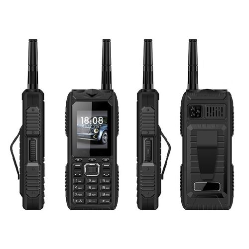 Téléphone Incassable Étanche Antichoc Anti-Poussière Batterie 2400mAh Quad SIM Noir YONIS